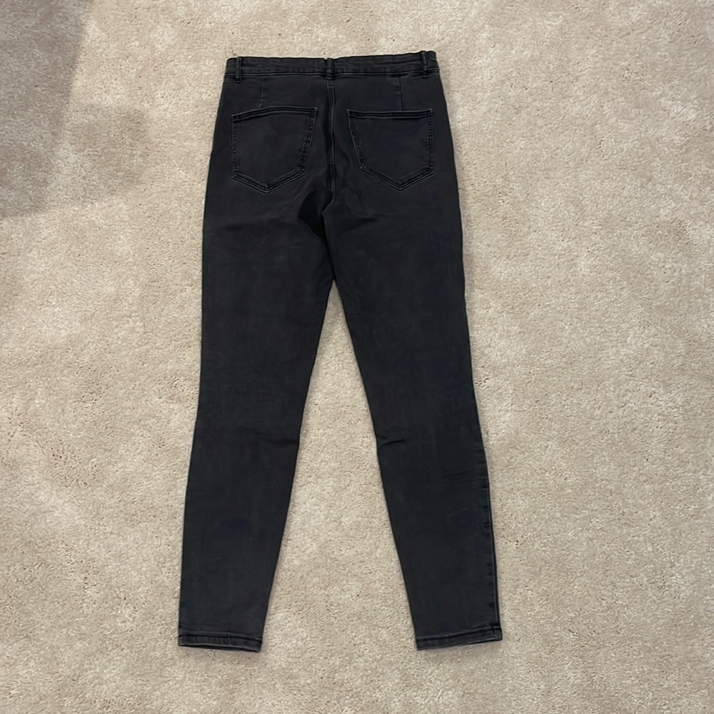 Zara Black Skinny Jeans (EUR 42 USA 10) - Picture 3 of 7